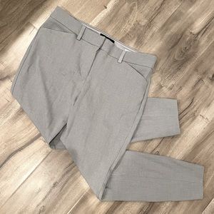 Express gray mid-rise stretch skinny pant - size 4S